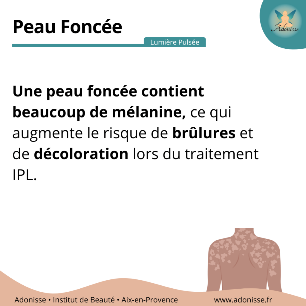 peau foncee epilation lumiere